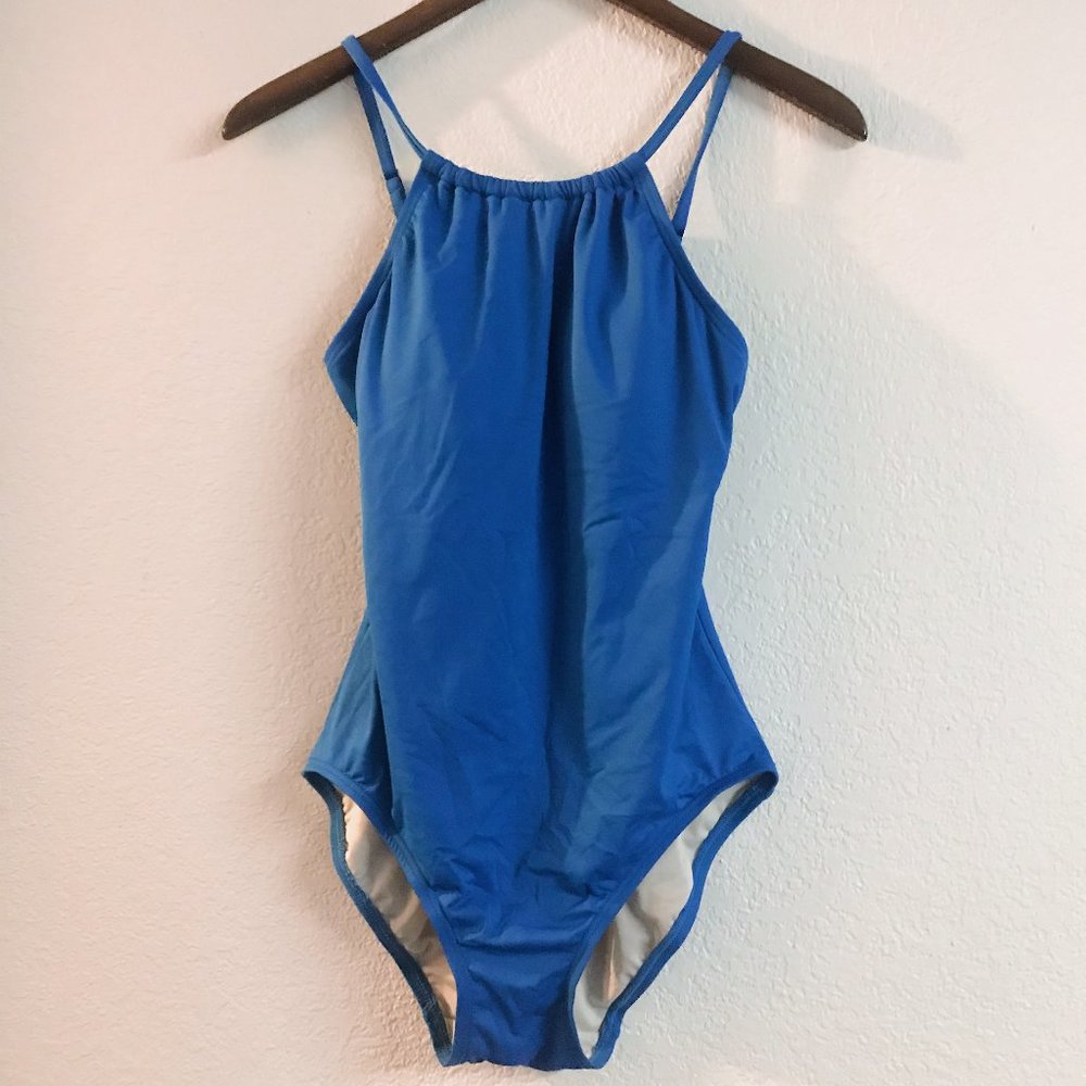 Michael Kors One-Piece Blue Swimsuit